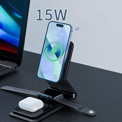 The New Wireless Charger 3-in-1 Folding Wireless Charger