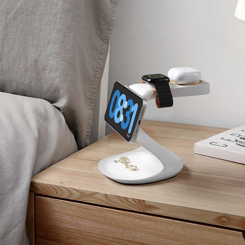 Creative Three-in-one Magsafe Magnetic Phone Holder Wireless Charging