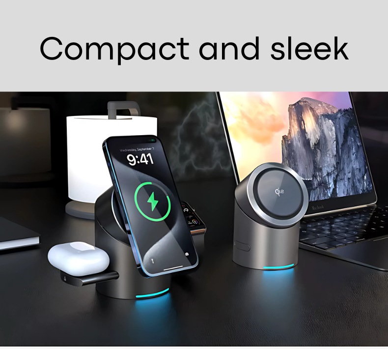 Chargify 3 In 1 Magsafe Magnetic Wireless Charger