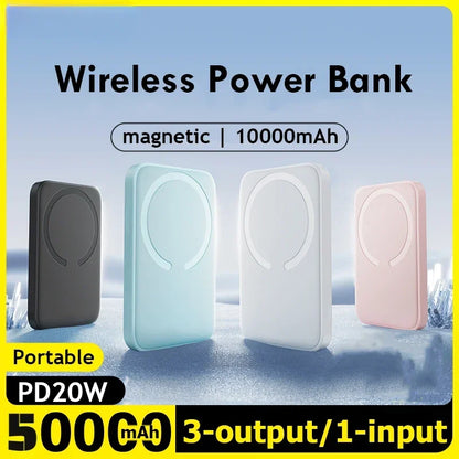 Xiaomi10000mAh Magnetic Power Bank Wireless Portable Fast Charger for Magsafe Powerbank PD20W External Spare Battery for IPhone