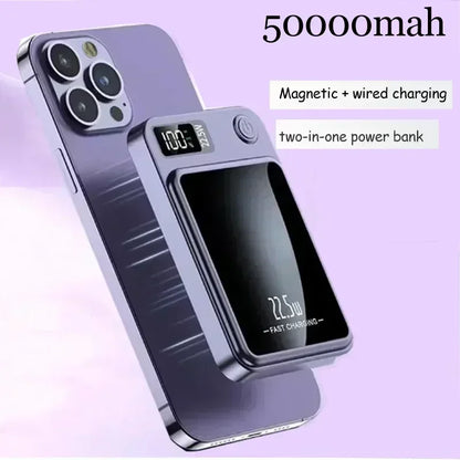 22.5W Magnetic Power Banks Portable Chargers10000mAh For IPhone Magsafe Wireless Fast Charge Powerbank External Spare Battery