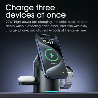 Chargify 3 In 1 Magsafe Magnetic Wireless Charger