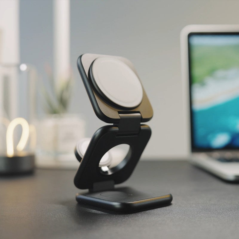 Mobile Watch Headset Three-in-one Folding Magnetic Wireless Charger