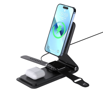 The New Wireless Charger 3-in-1 Folding Wireless Charger